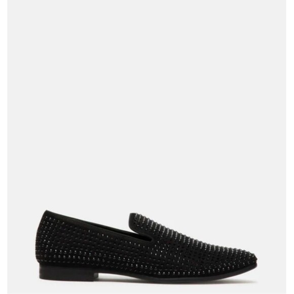 STEVE MADDEN Cavia Black Shoe | Rhinestone Studded | Slip On | size 13 main image 14
